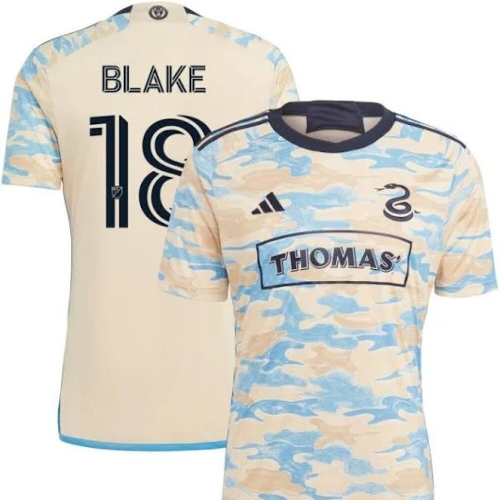 Philadelphia Union adidas 2023 Philly Replica Jersey Blake NWT Sz L